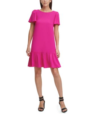 dkny raspberry dress