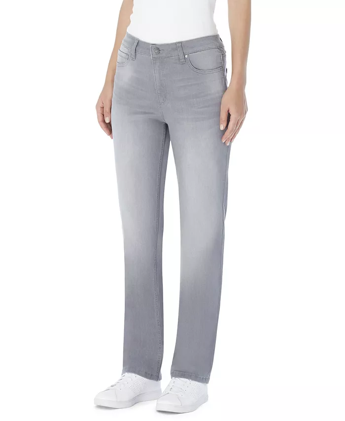 Petite Lexington Straight-Leg Denim Jeans - thumbnail 5