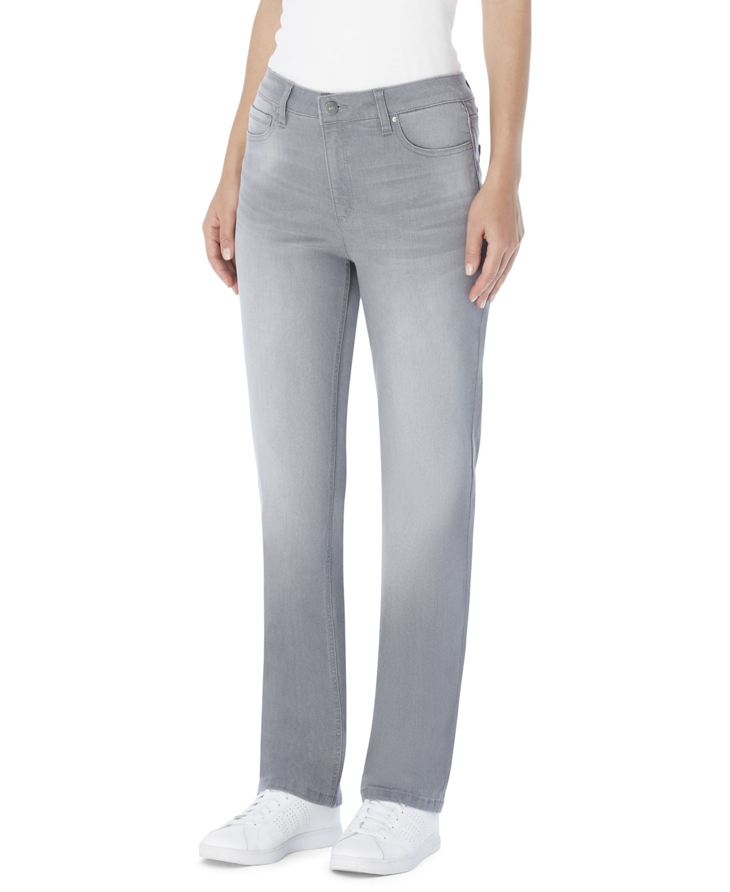 Petite Lexington Straight-Leg Denim Jeans