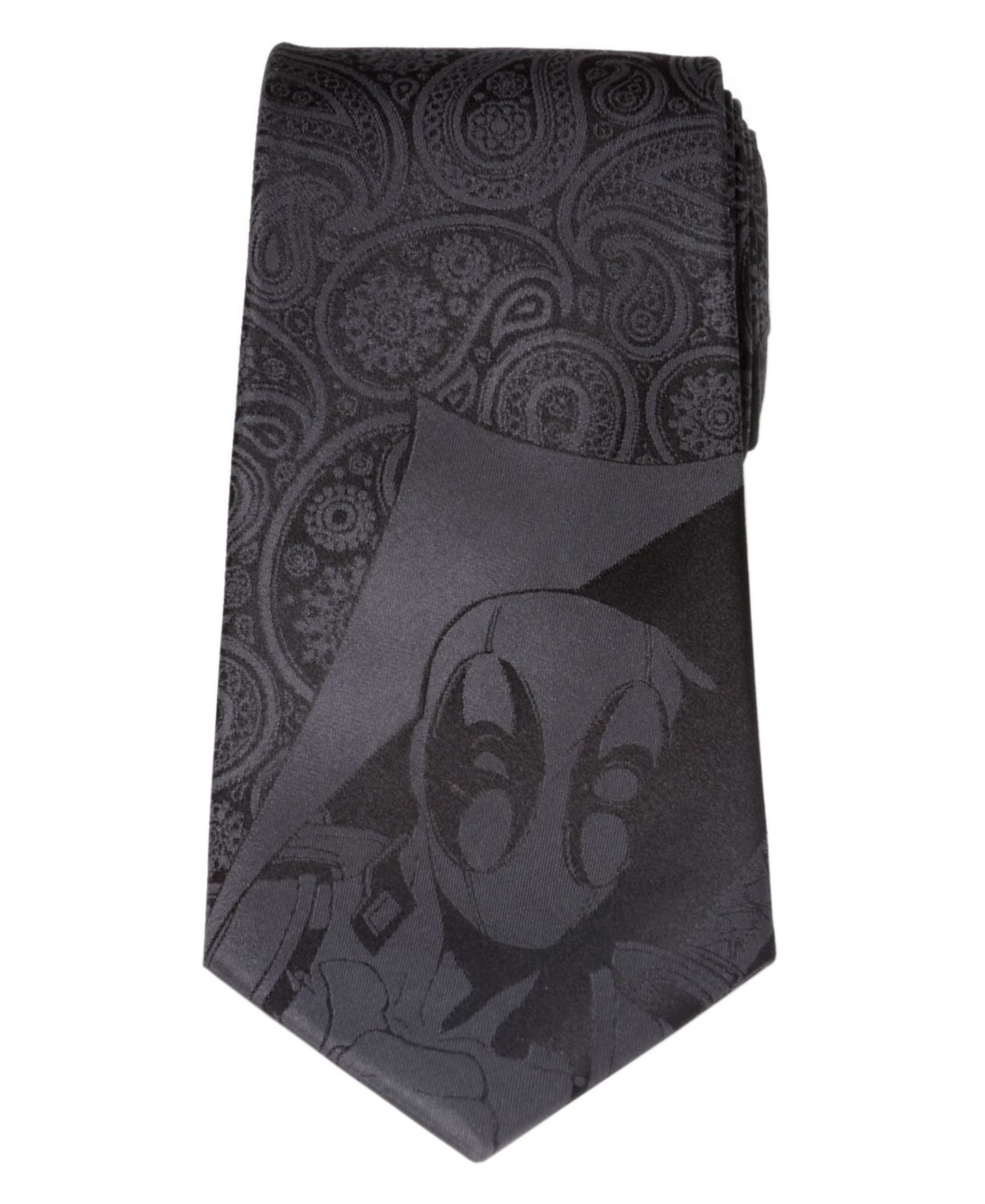 Мужские галстуки Marvel Dead Pool Hidden Paisley Tie, цвет: Чёрный — фото 2
