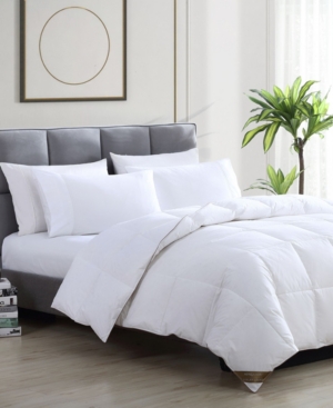 Hotel Laundry Natural Down And Feathers All-season Comforter, Full/queen In White