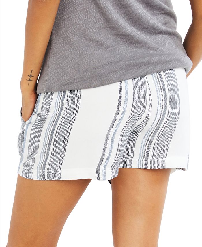 Maternity Linen Drawstring Shorts