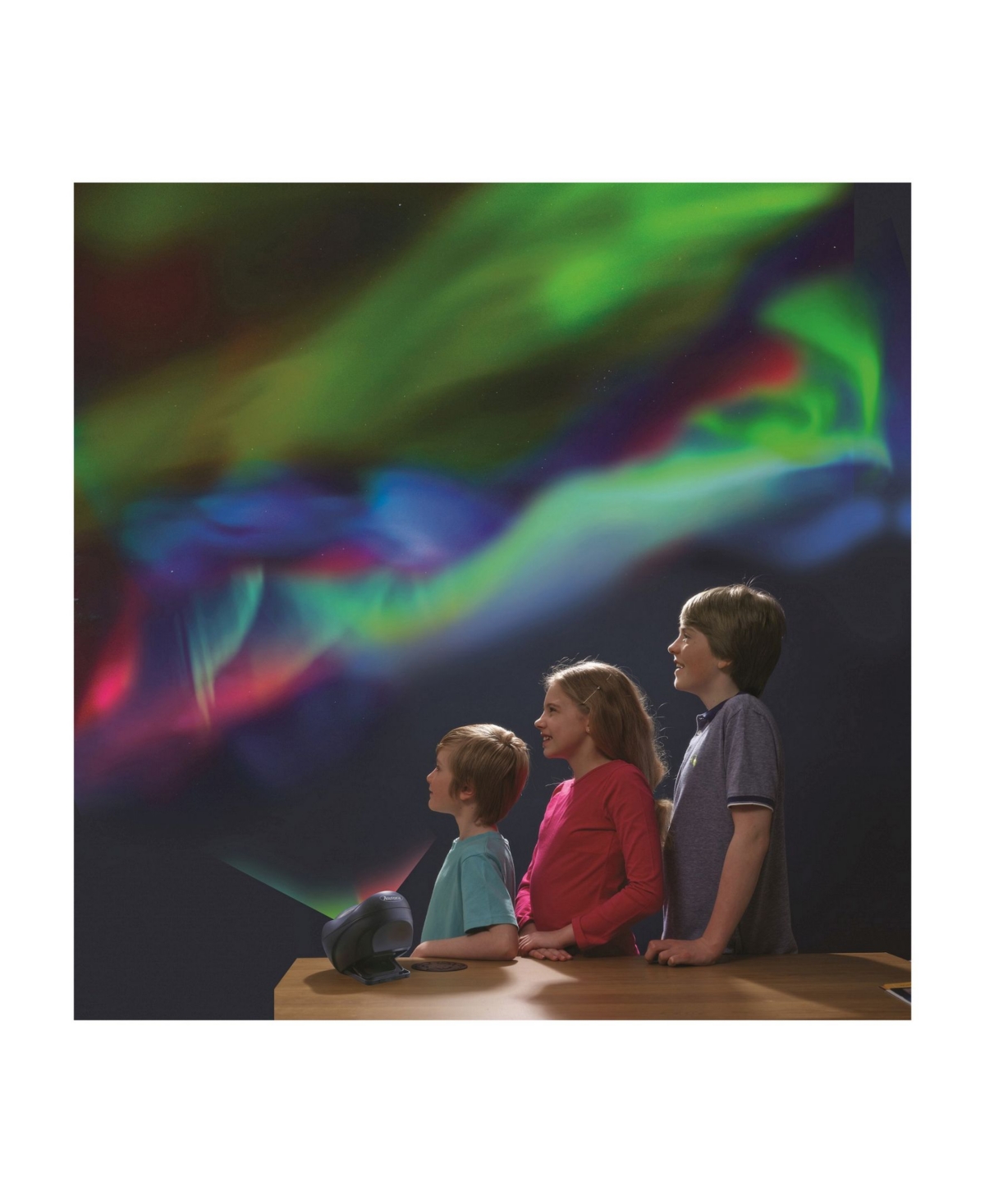 REDBOX BRAINSTORM TOYS AURORA NORTHERN AND SOUTHERN LIGHTS PROJECTOR STEM 