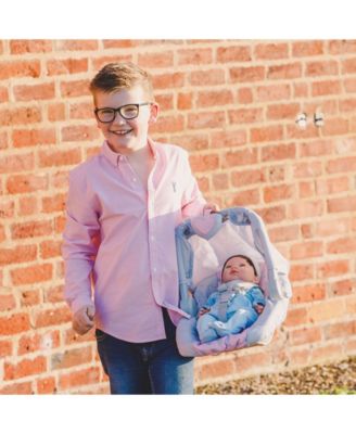 Redbox Tiny Treasures Toy Baby Doll with Car Seat Set