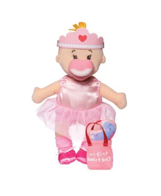 Manhattan Toy Company Wee Baby Stella Tiny Ballerina 12" Soft Toy Baby Doll Set