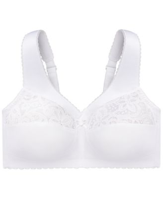 Women's Full Figure Plus Size MagicLift Cotton Wirefree Support Bra 1001