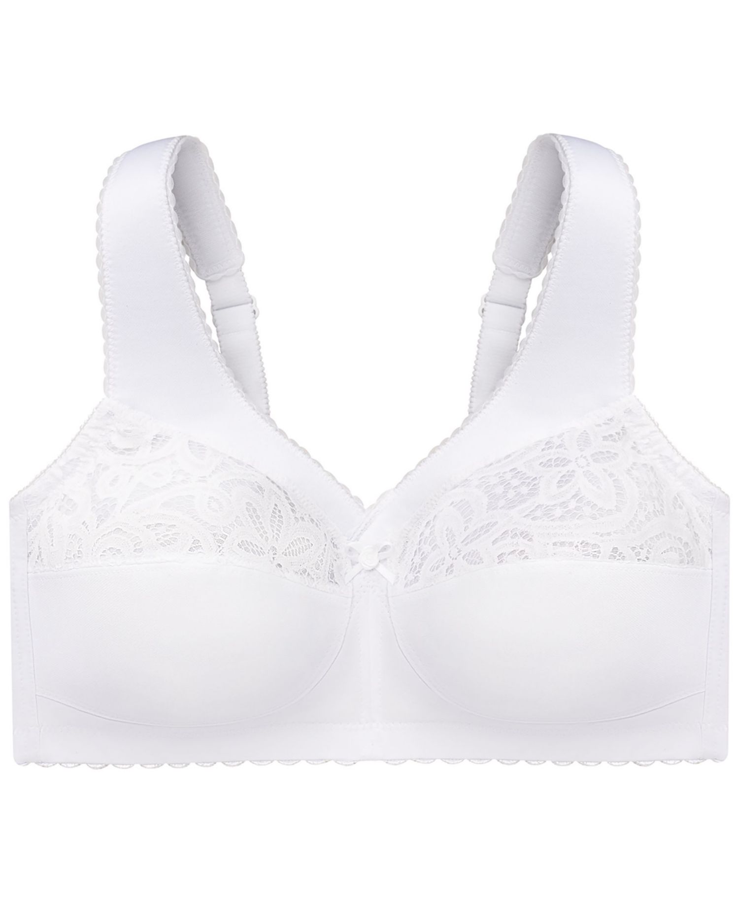 Women's Full Figure Plus Size MagicLift Cotton Wirefree Support Bra 1001