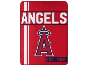NORTHWEST COMPANY LOS ANGELES ANGELS MICRO RASCHEL WALK OFF BLANKET