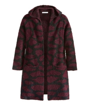 Adyson Parker Women's Giraffe Print Open Cardigan