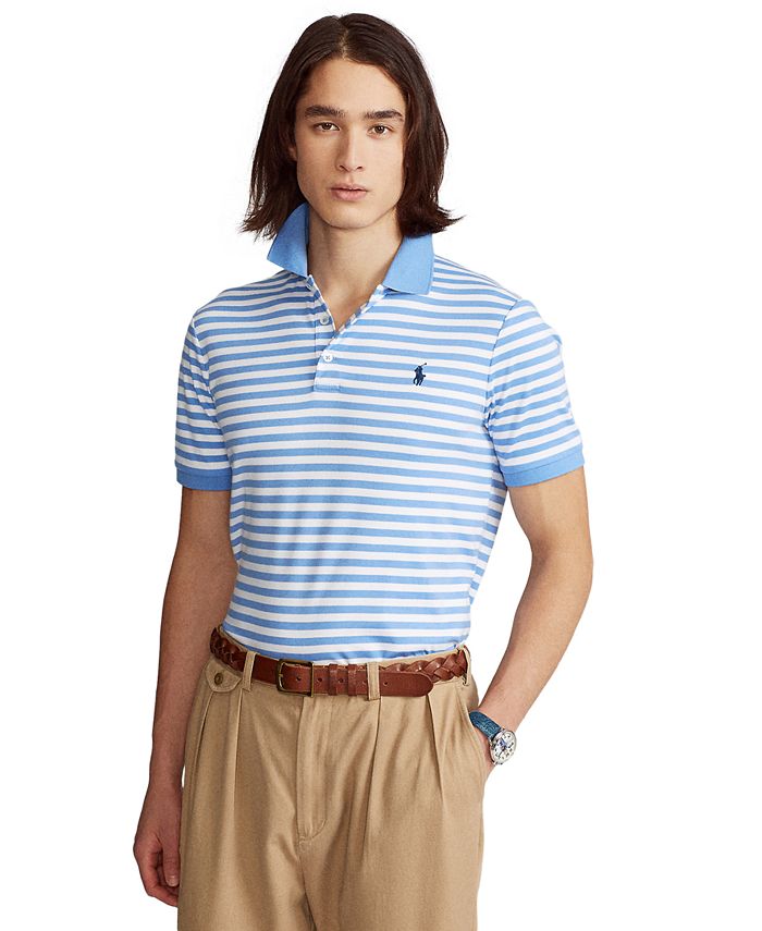 Polo Ralph Lauren Men's Custom Slim-Fit Soft Cotton Polo Shirt - Macy's