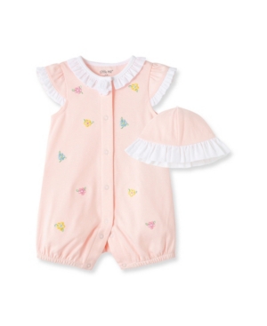 Little Me Baby Girls Spring Buds Romper Set 2 Piece