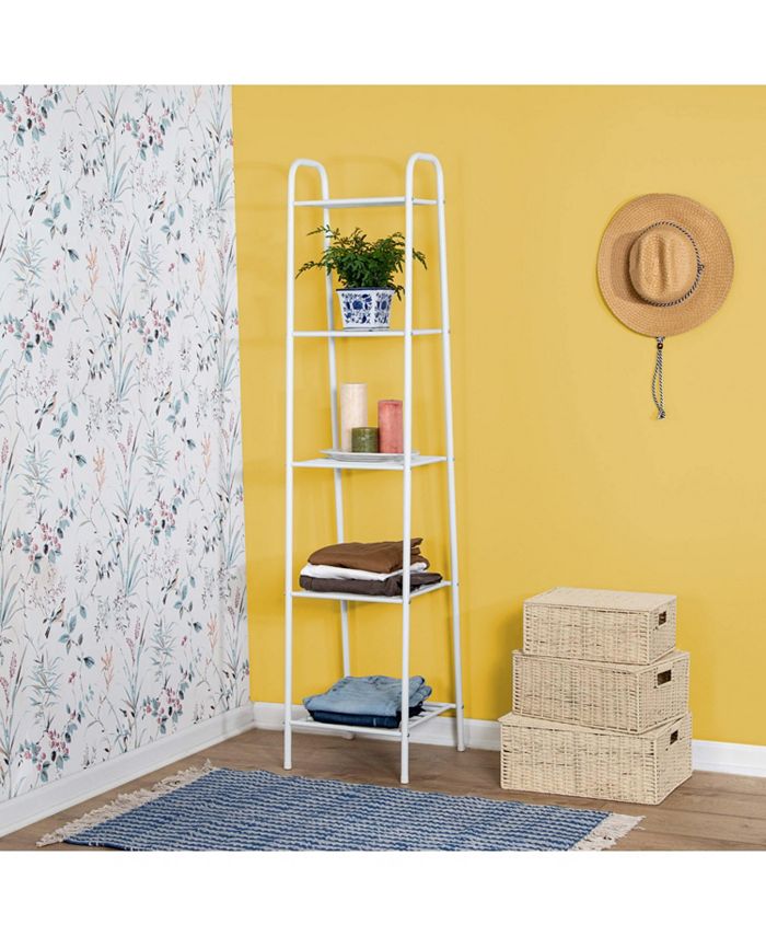Honey Can Do 5Tier Matte White Metal Wire Shelving Unit Macy's