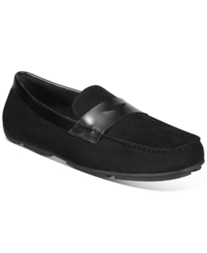 Alfani Men's Tustin Penny Loafers, Created For Macy's Men's Shoes In Black