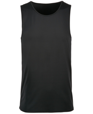 Alfani Men's Air Mesh Undershirt Tank, Created For Macy's In Black