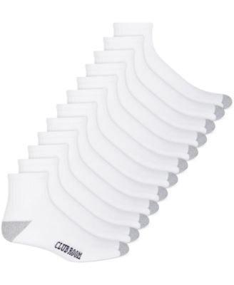 Club Room - Men's Solid Ankle Socks - 12-Pack