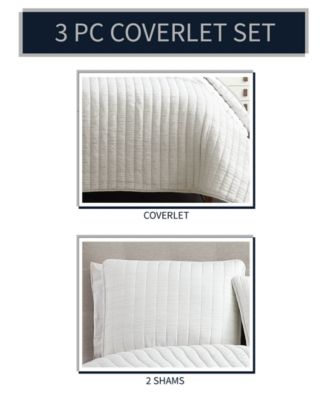 Moonstone 3 Piece Full/Queen Coverlet Set