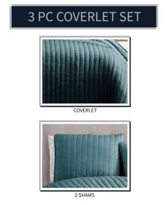 Moonstone 3-Pc. Coverlet Set, Full/Queen