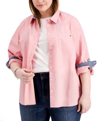 macy's women's plus size blouses