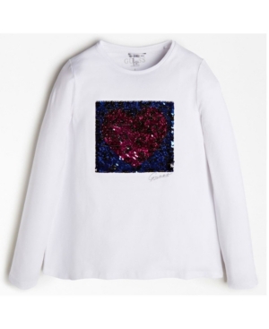 Big Girls Flip Sequin Long Sleeve T-shirt