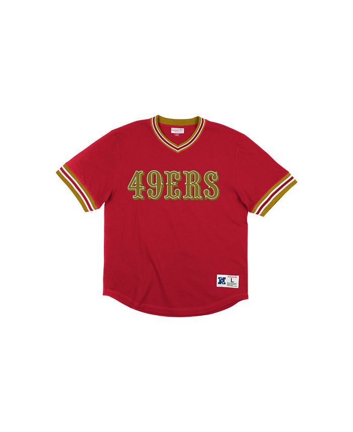 San Francisco 49ers Mitchell & Ness All Over Print Crew Sweatshirt - Mens