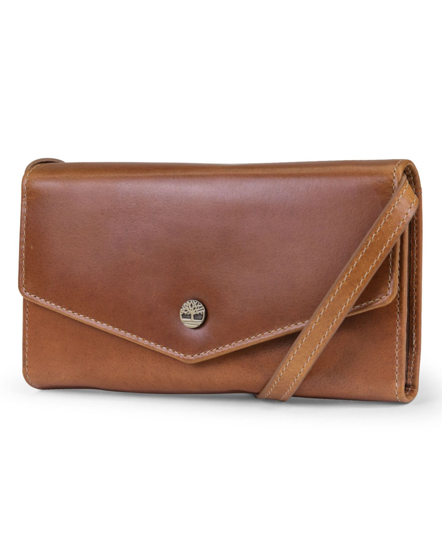Женский клатч Timberland Envelope Clutch with Removable Crossbody Strap, цвет: Коньячный — фото 1