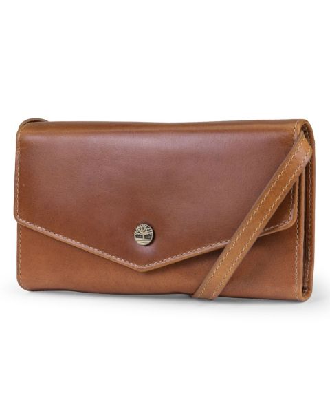 Женский клатч Timberland Envelope Clutch with Removable Crossbody Strap, цвет: Коньячный