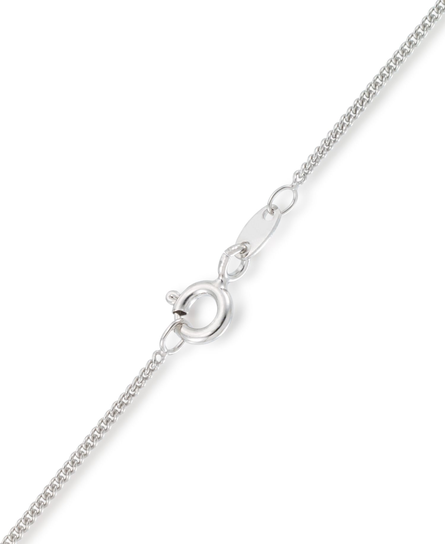Jade Elongated Pendant and a Curb Chain