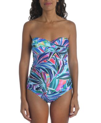 La Blanca - Bandeau Tankini Top