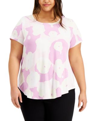 Alfani - Plus Size Knit T-Shirt
