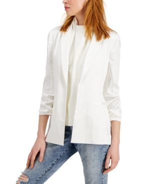 Inc Satin Open-Front Blazer Created for Macy's
