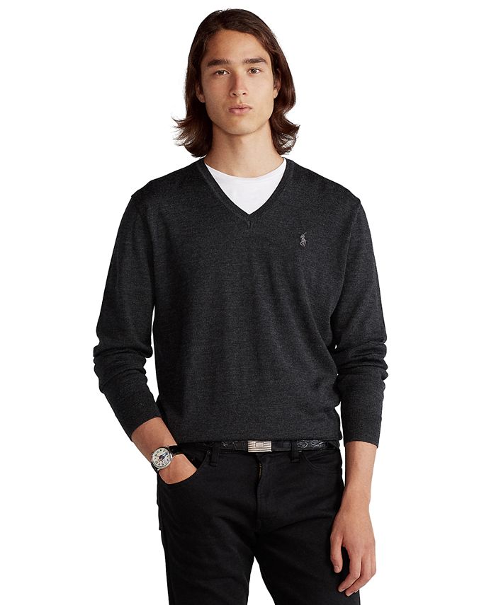Polo Ralph Men's Washable Wool Sweater Reviews Sweaters - Men - Macy's