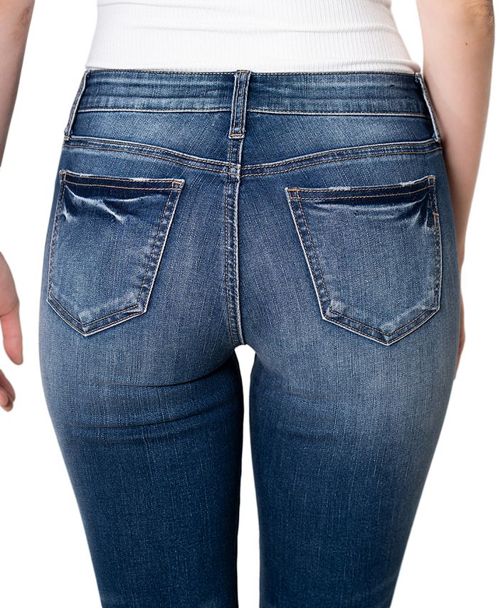 Gemma Rae Juniors' Ripped Skinny Jeans & Reviews - Jeans - Juniors - Macy's