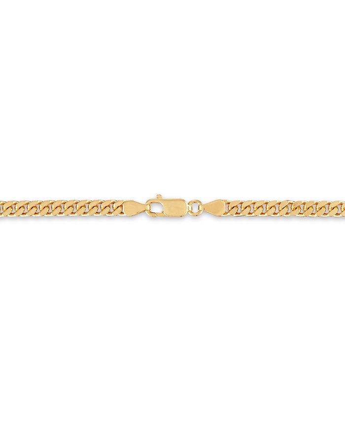 Macy's 22 Men's Curb Chain Necklace (7mm) in Solid 14k Gold - Macy's