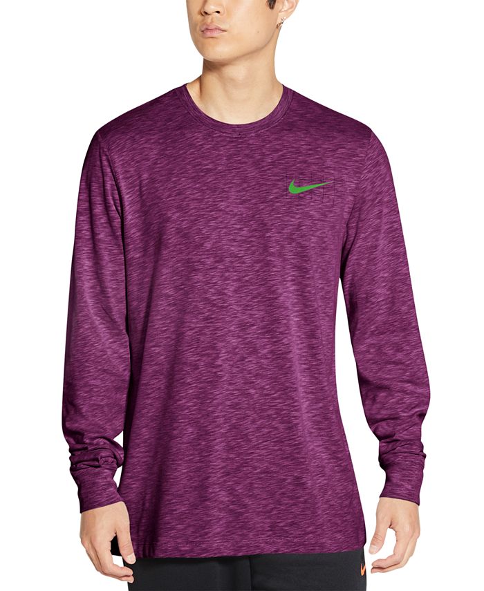 Nike Men's DriFIT LongSleeve Training TShirt Macy's
