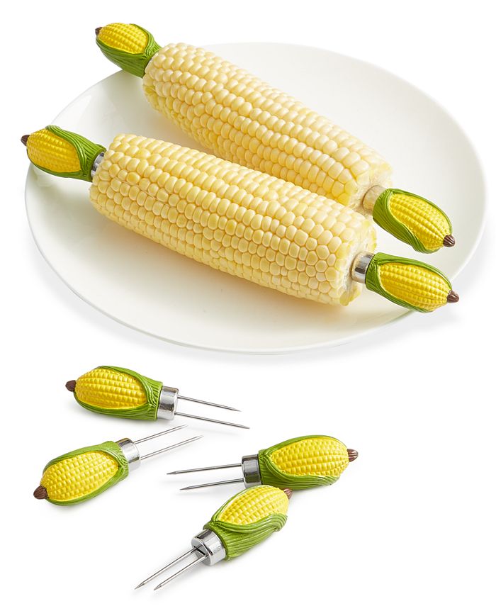 Martha Stewart Collection Corn Holders, Set of 8, Created for Macy's