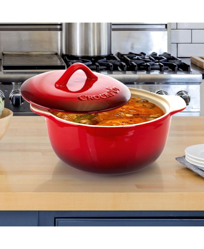CrockPot Artistan 2.3 Quart Round Casserole 2 Piece Set with Lid Macy's