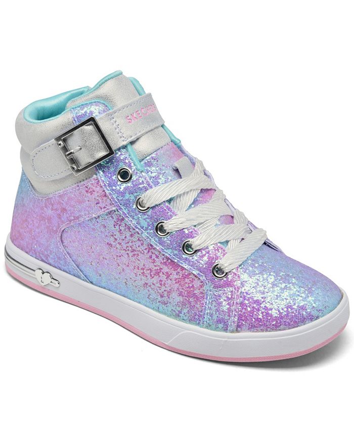 Skechers Little Girls Shoutouts - Sparkle on Top Casual Sneakers from  Finish Line - Macy's