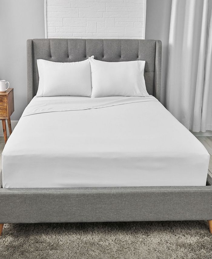 Sealy Charcoal 4 Piece Fresh Cool Sheet Set, King Macy's