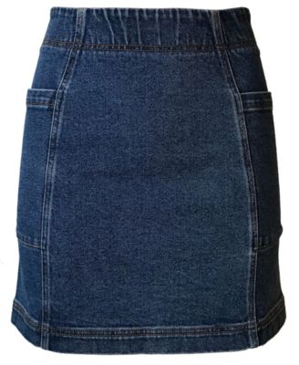 Tinseltown - Juniors' Denim Mini Skirt