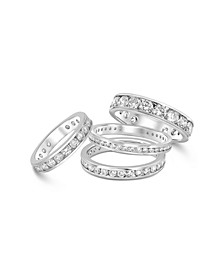 Channel Set Diamond Eternity Bands in 14k White Gold (1/2 - 3 ct. t.w.)