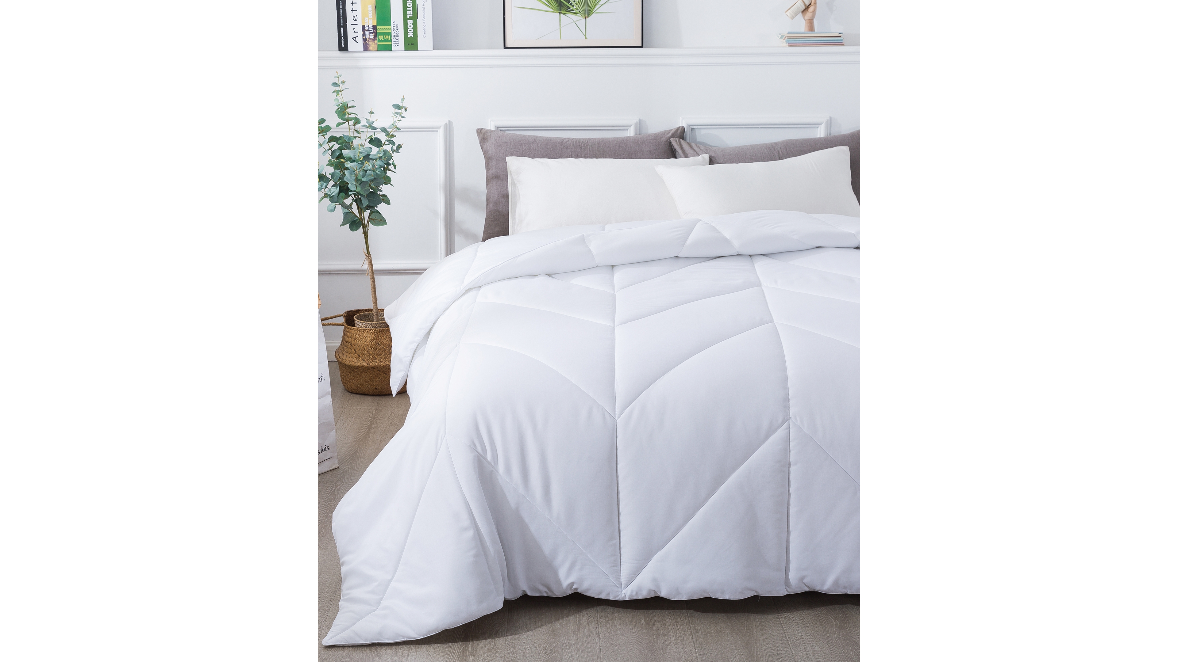 St. James Home Chevron Down Alternative Comforter, King