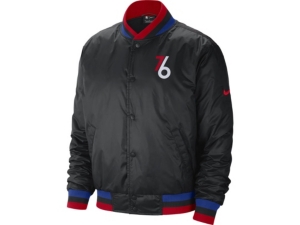 Nike Philadelphia 76ers Men's City Edition Courtside Sublimated Jacket