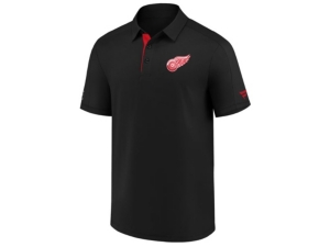 Majestic Detroit Redwings Men's Locker Room Performance Polo