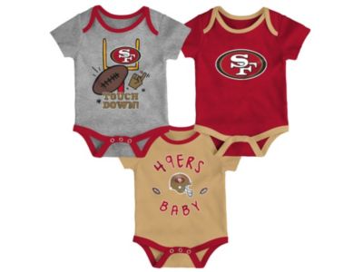 Outerstuff - San Francisco 49ers Newborn Champ 3-Piece Set