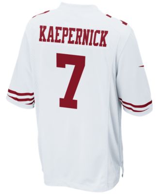 Nike San Francisco 49ers No7 Colin Kaepernick White Men's Stitched NFL Vapor Untouchable Limited Jersey
