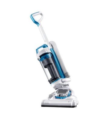 Black & Decker - Black+Decker BDASL201 AIRSWIVEL Ultra Light Weight Upright Vacuum Cleaner - Lite , White / Aqua Blue