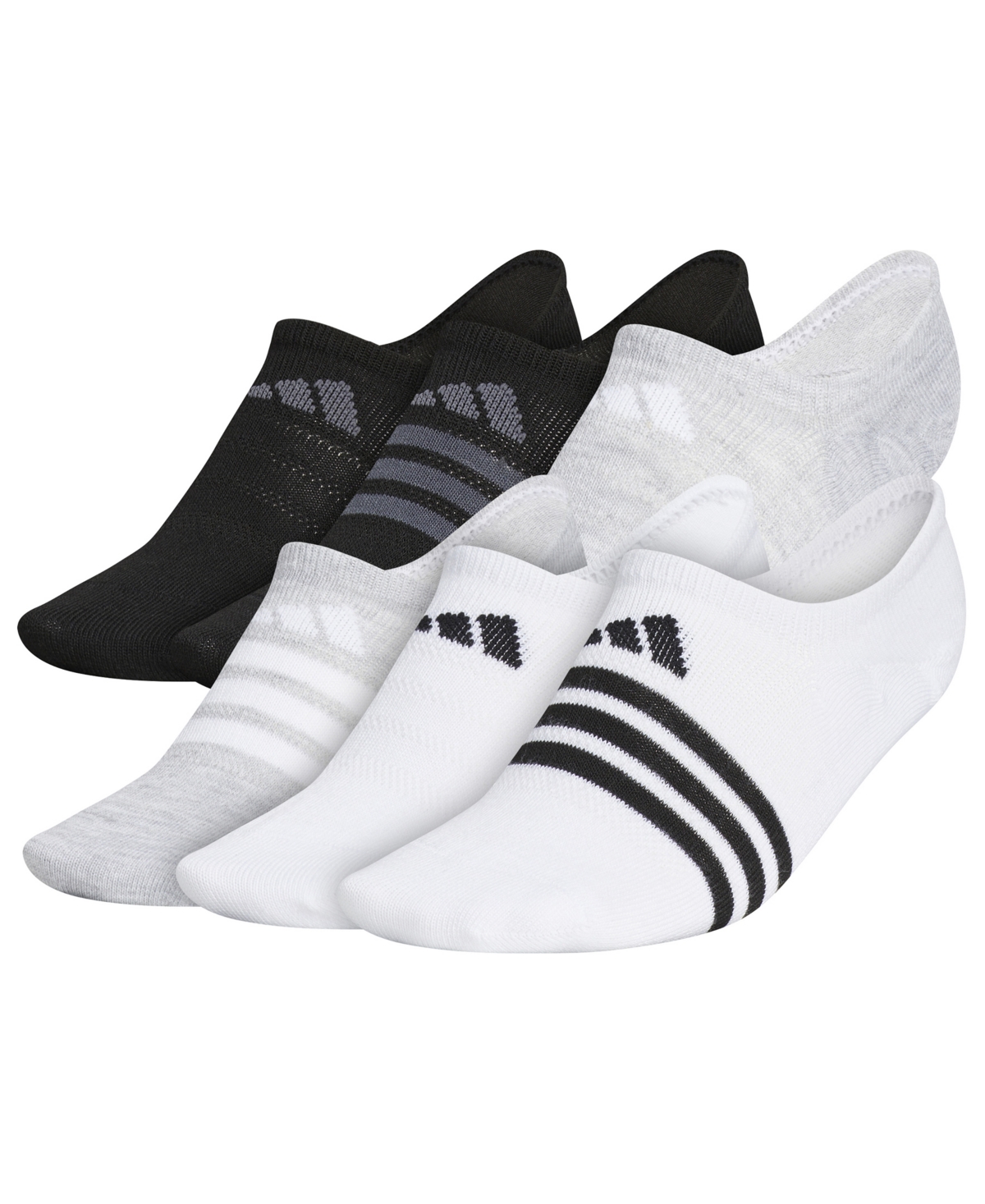 Adidas Originals Women's 6-pk. Superlite Ii Super No Show Socks In White
