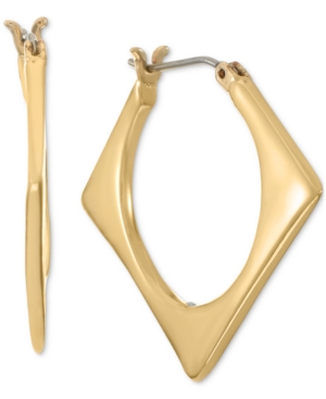 Alfani Gold-tone Tilted Open Square Hoop Earrings, Created For Macy's