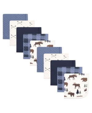 Hudson Baby Boys and Girls Quilted Cotton Washcloths