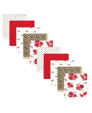 Hudson Baby Boys and Girls Quilted Cotton Washcloths